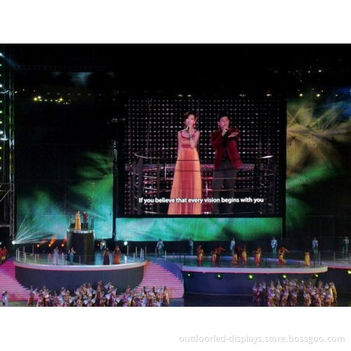 P4 Hd Full Color Stage Led Screen , Smd 2020 Indoor Led Video Display Screen